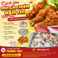 Cách làm đùi gà chiên mắm tỏi thơm ngon tại nhà – Da giòn, thịt mềm, đậm đà đưa cơm
