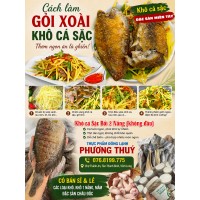 CÁCH LÀM GỎI XOÀI KHÔ CÁ SẶC THƠM NGON ĂN LÀ GHIỀN